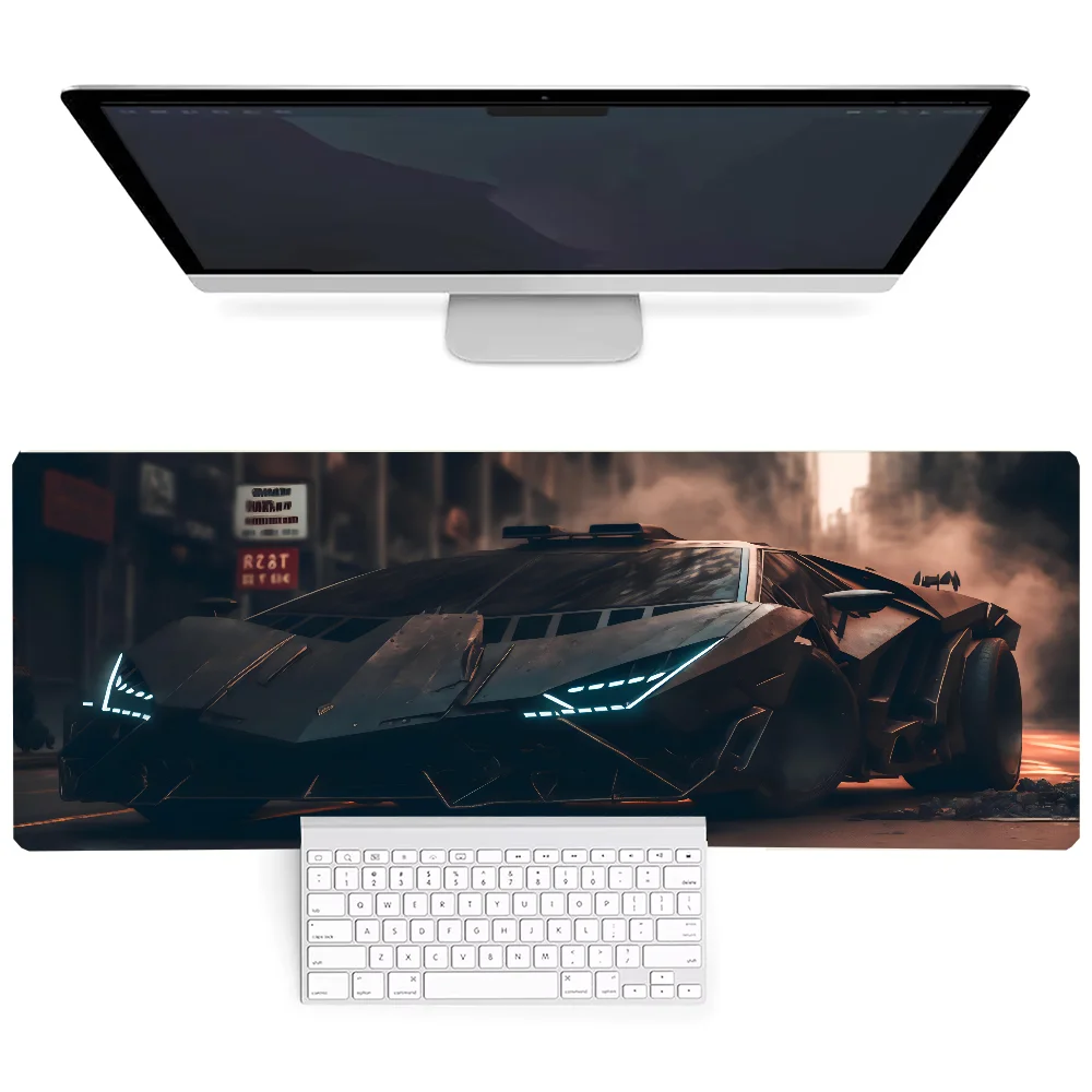Cool Car Mousepad Mouse Mat Desk Mat With Pad Gaming Accessories Prime Gaming XXL Keyboard Pad Padding Mat