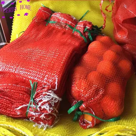 10Pcs Thick Mesh Storage Bags for Sweet Potato Onion Chestnut Walnut Fruit Vegetable Reusable Produce Bag