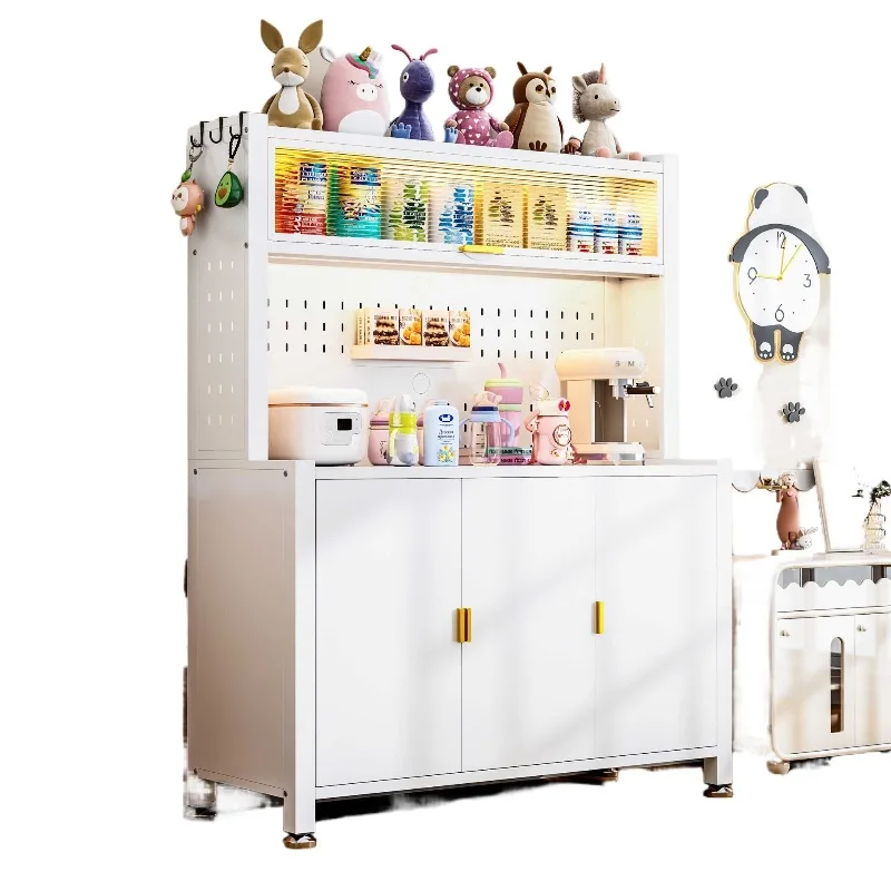 

Kitchen Shelf Multifunctional Floor Storage Cabinet Baby Products Storage Large Capacity