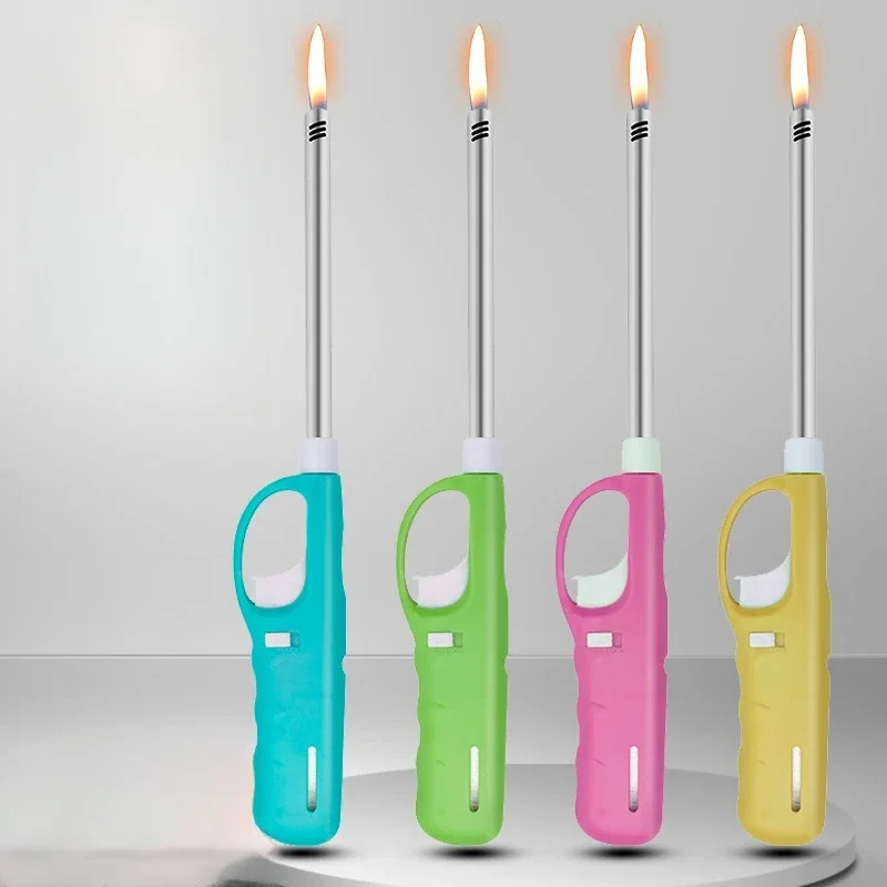 10pcs Igniter Electronic Ignition Gas Stove Natural Gas Kitchen Extended Pulse Long Nose Lighter Open Flame Lighters