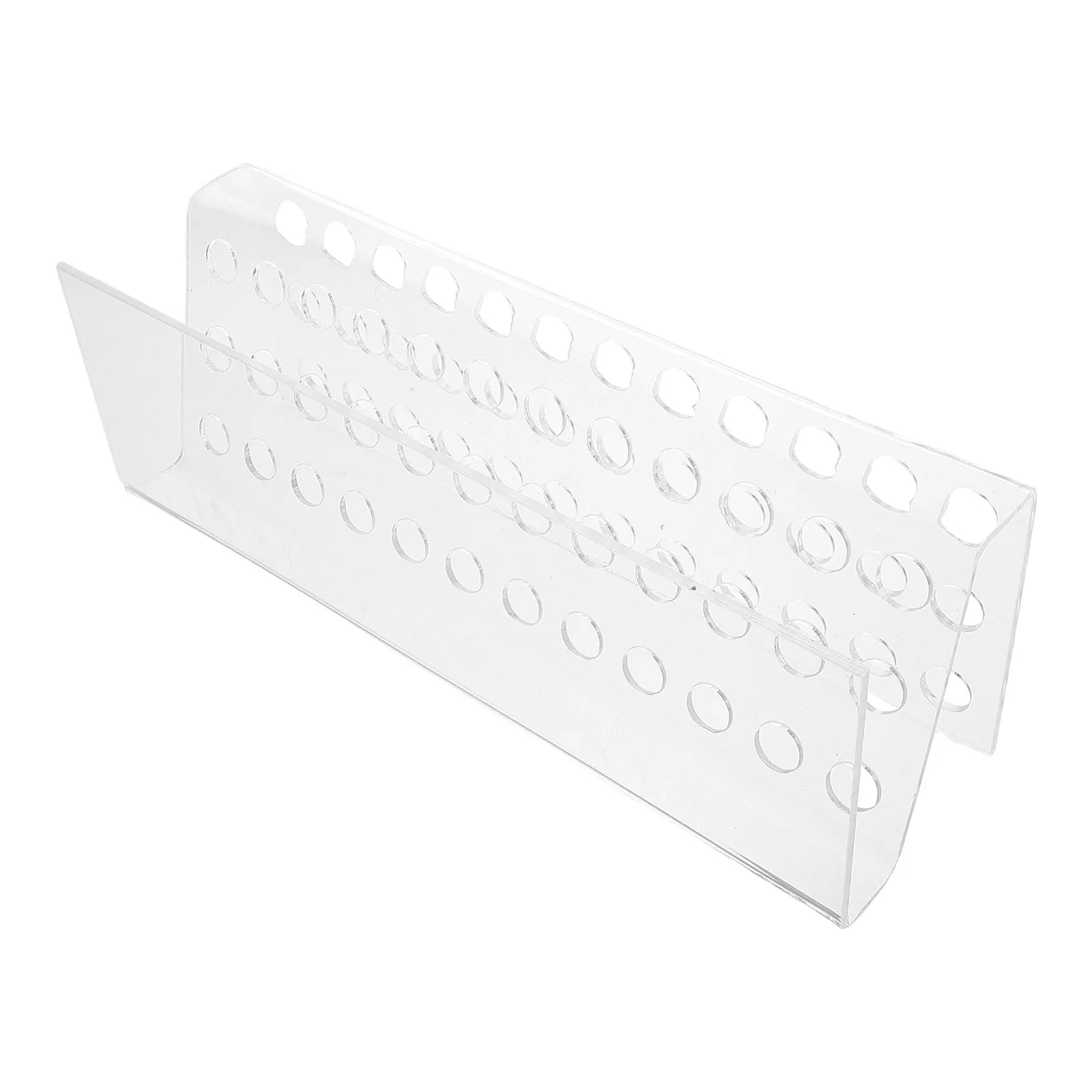 36-Hole Acrylic Pen Display Holder for Desk Multifunctional Brush Pencil Crayon Organizer Elegant Minimalist Design for Artists