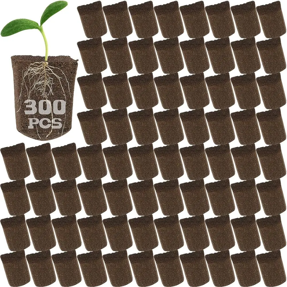 

Organic Hydroponic Sponge Pods for Plant Growth - 300 Pack Starter Plugs