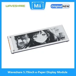 Waveshare Pantalla e-ink SPI 5,79" 792x272 para Raspberry Pi/Jetson