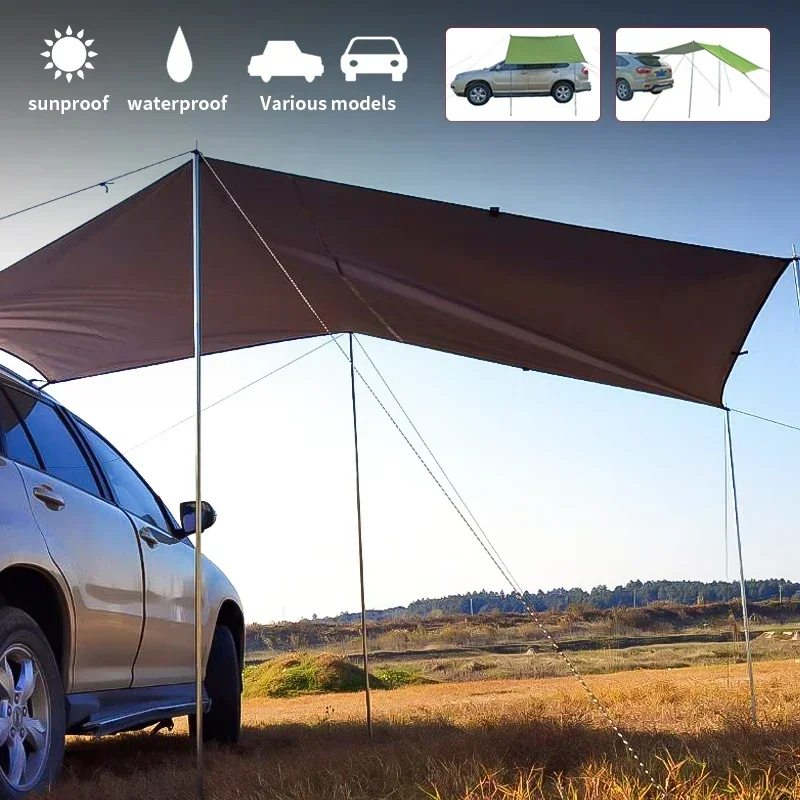 Waterproof Car Side Suv Sunshade Awning canopy For Roof Top Tents Camping For jeep wrangler Car  accessories picnic Body Kit