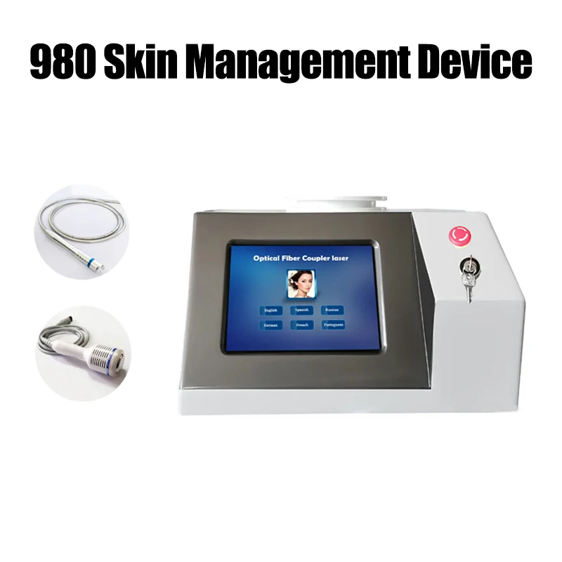

980 Facial Mesh Redness Removal and Blood Staining Instrument Ice Hammer 2-in-1 Skin Beauty Instrument Used In Beauty Salons