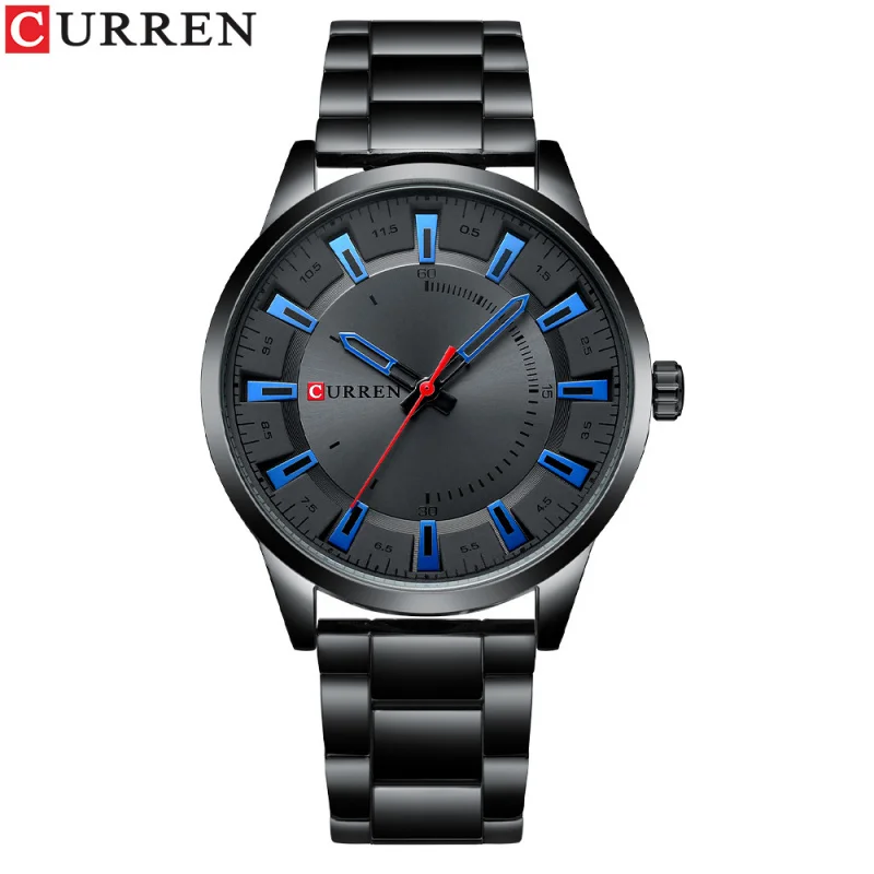 

Curren 8406 Men's Watch Fashion Quartz Watch Casual Steel Belt Watch Foreign Trade Watch