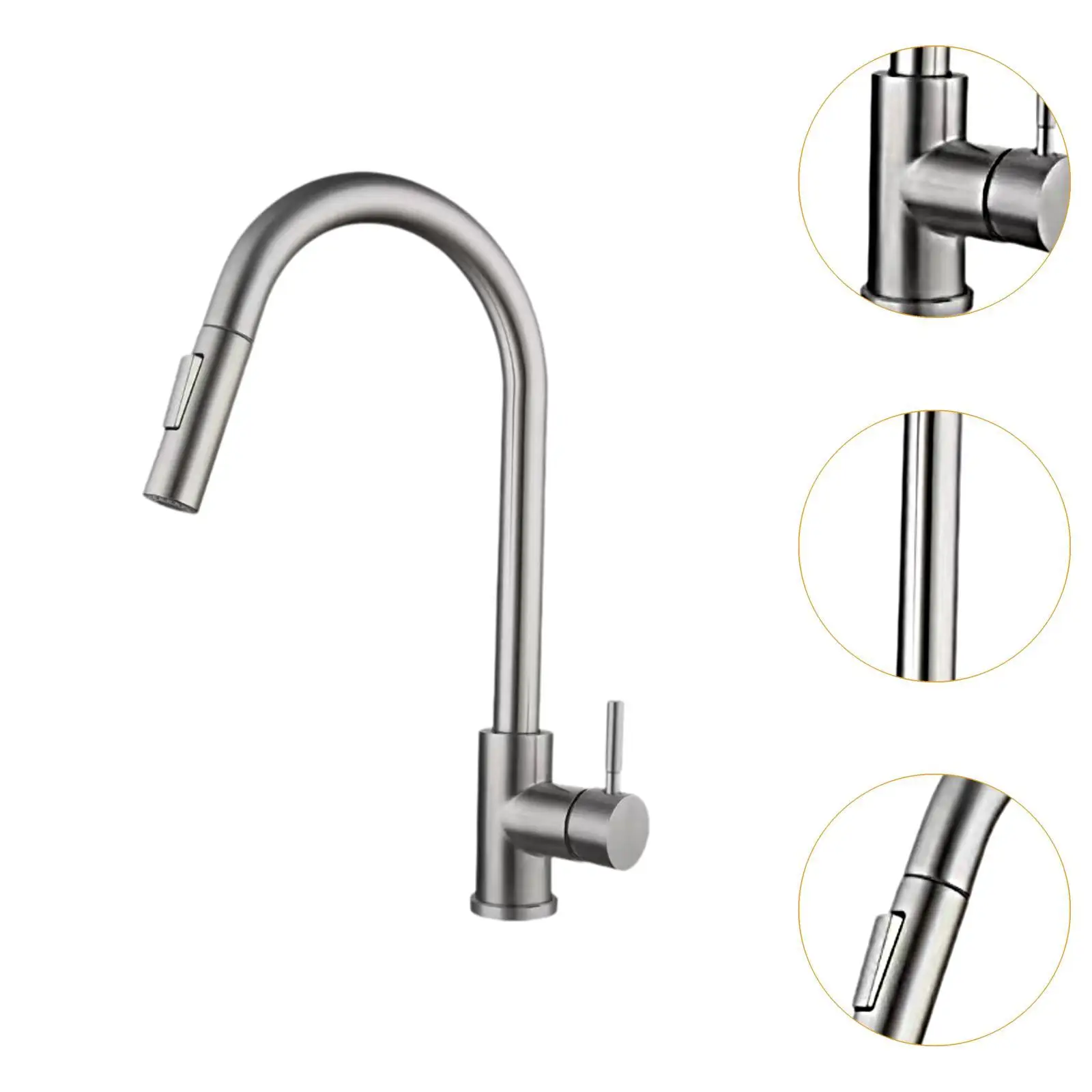 Pull Out Kitchen Sink Faucet Waterfall Kitchen Sink Faucet for Garden Hotel