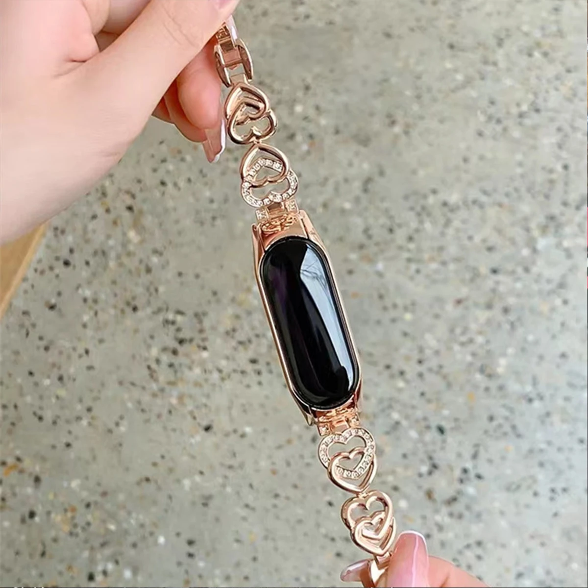 حزام لشاومي مي باند ، سوار ساعة لسوار مي 5 ، 6 ، 4 ، 3 ، 5 ، 6 ، 7 ، سوار معدني ، ميباند ، إكسسوارات ساعة ذكية ، إنز ، حب ، قلب