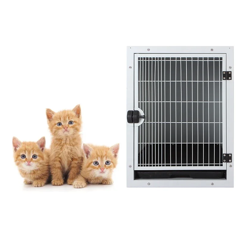 חיית מחמד כלוב כלבים חתול וטרינרי 55% אלומיניום סגסוגת אבץ מצופה גיליון פלדה מודולרי בנק