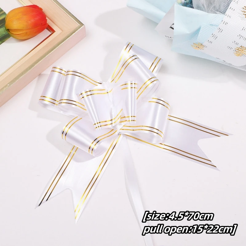 10/50/100Pcs Gifts Ribbons Bows Polychrome