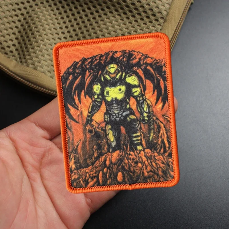 

Tactical Print Patch Armband Hook Loop Outdoor Equipment Morale Badge Military Patches Backpack Sticker Appliques