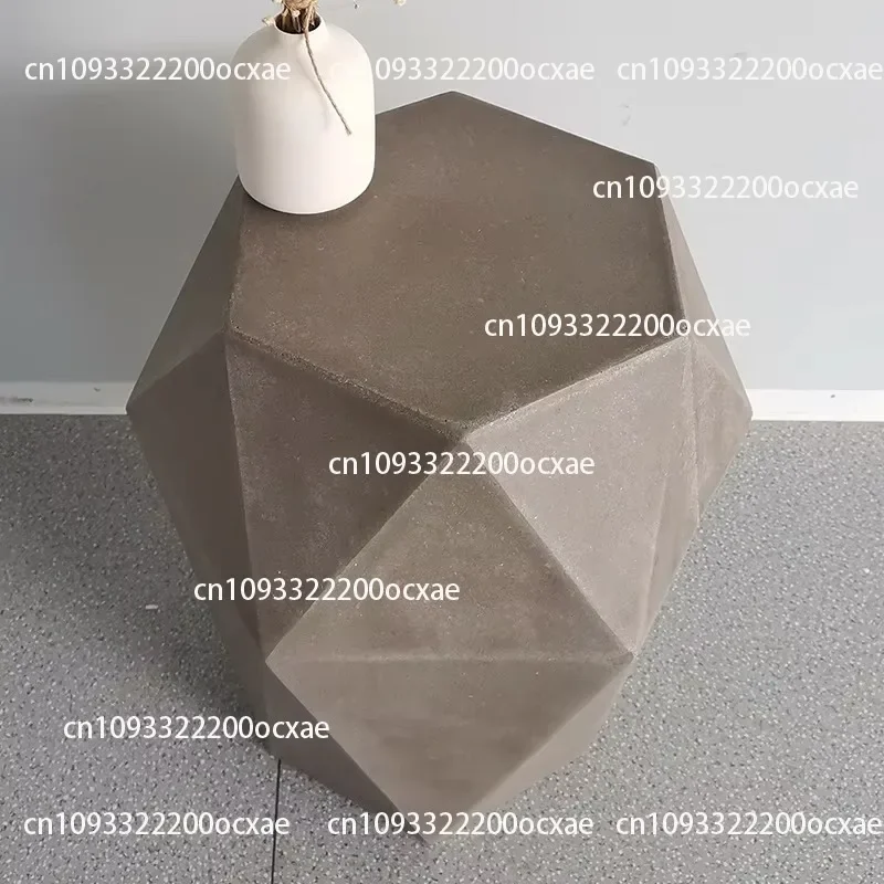 Modern Nordic minimalist coffee table diamond geometry creative corner side table living room sofa art production panel