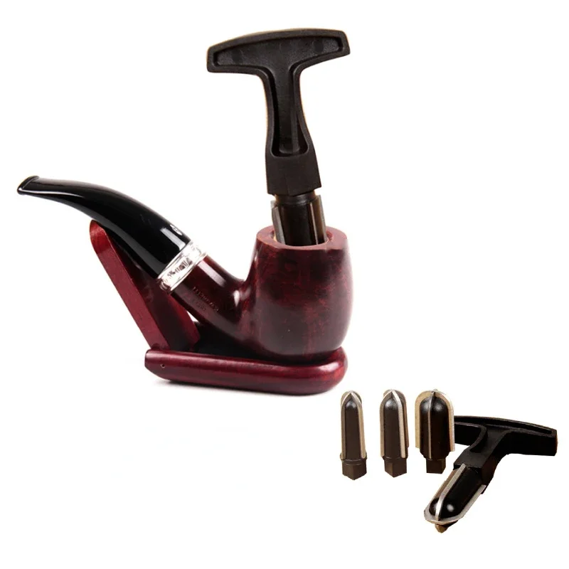 Carbon Pipe Repair Device Set, Pipe Fittings Special Tools Tobacco Knife, Multi-Head Repair 4 Tamper Smoking Accessories