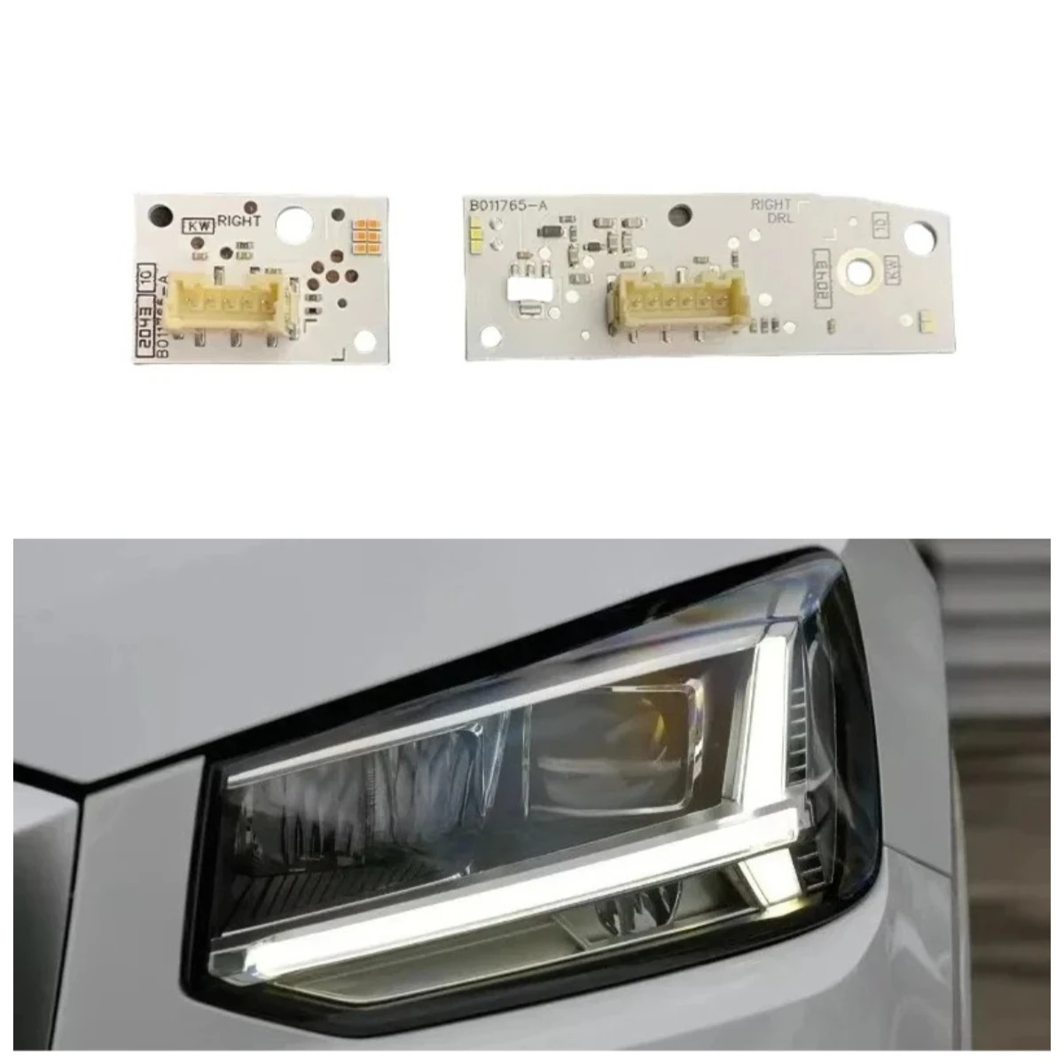

81A998473 81A998474 DRL PCB Module For Audi Q2 2018-2021 Full LED Headlight Daytime Running Light Turn Signal Source Chip