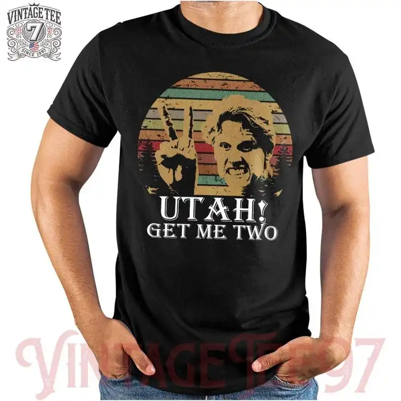 Utah Get Me Two Vintage T-Shirt, 90s Movie Shirt Multi Color
