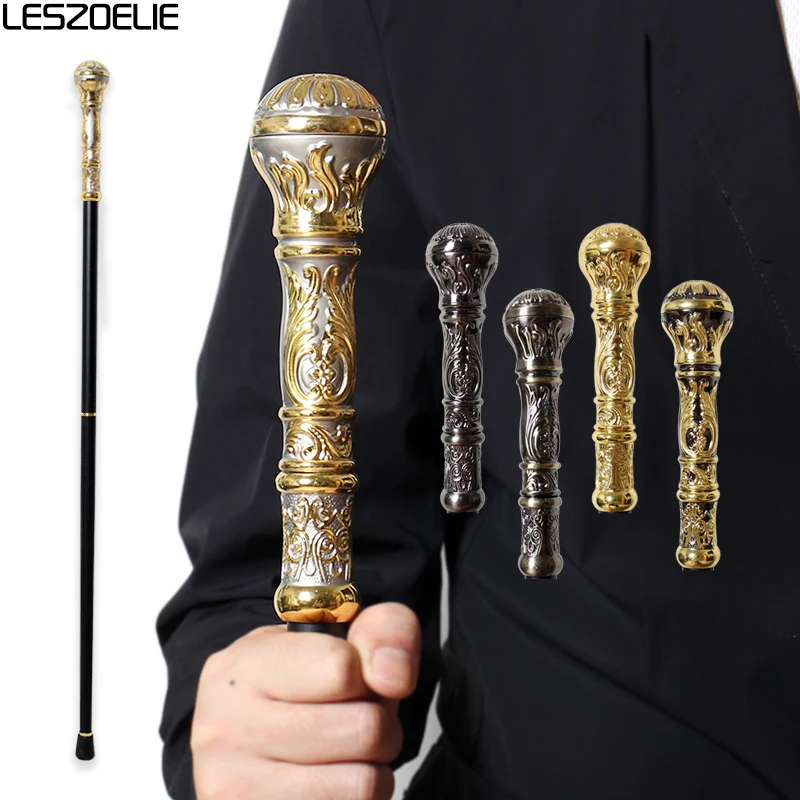 5 ألوان 92 سنتيمتر الفاخرة الذهب عصا للمشي رجل موضة عصا للمشي سيدة حفلة عصا للمشي أنيقة خمر قصب للانفصال