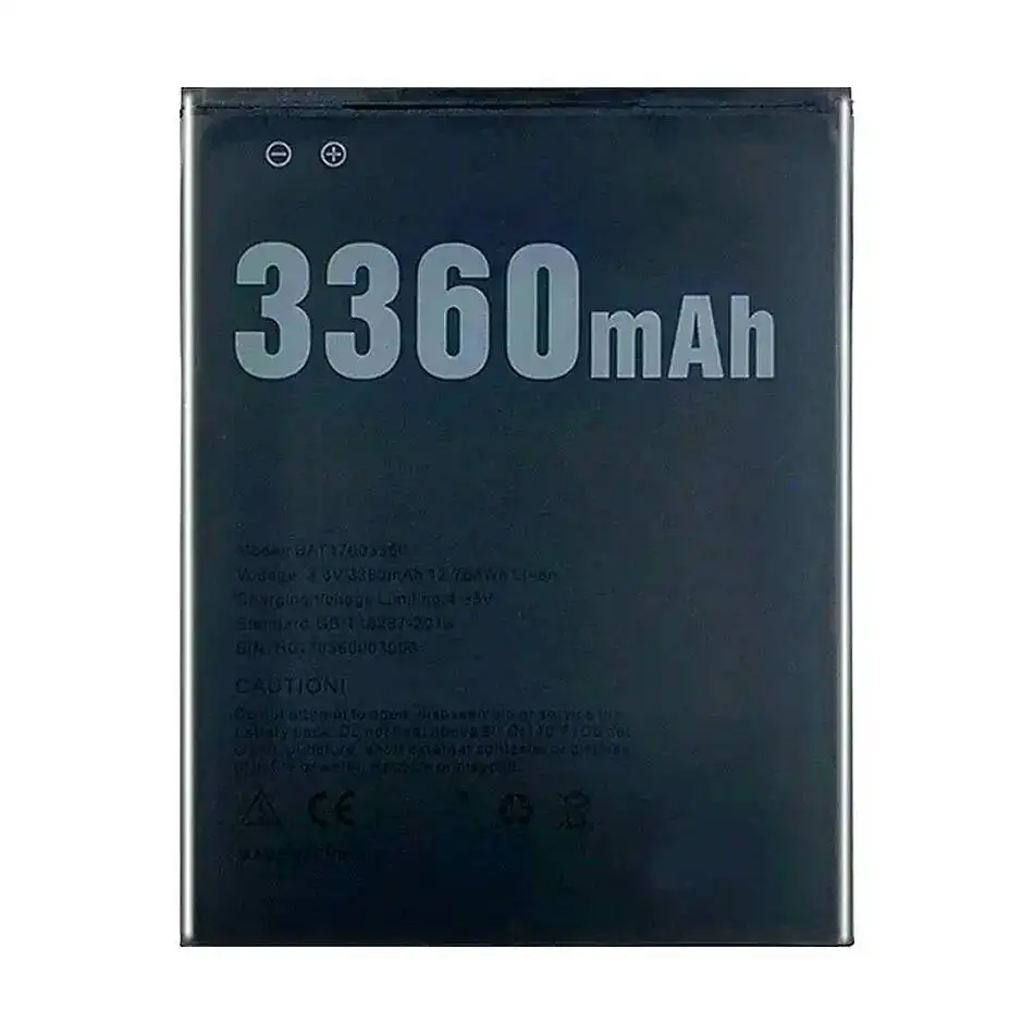 

Premium Replacement Reliable Power Mobile Phone Battery BAT17603360 3360Mah For Doogee X10