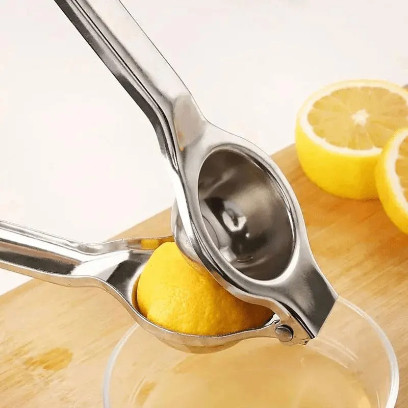Estrattore manuale di succo in acciaio inossidabile Clip di limone per uso domestico Pressatura di frutta Accessori da cucina Forniture per la cucina di casa