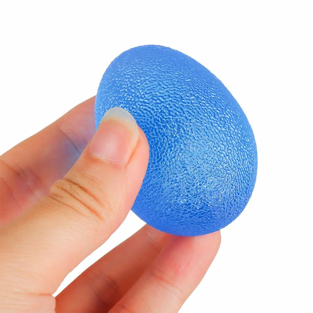 Silicone Ball Hand Grip Strength Trainer Adults Kids Wrist Rehab Therapy Stress Relief Finger Resistance Exercise Squeezer