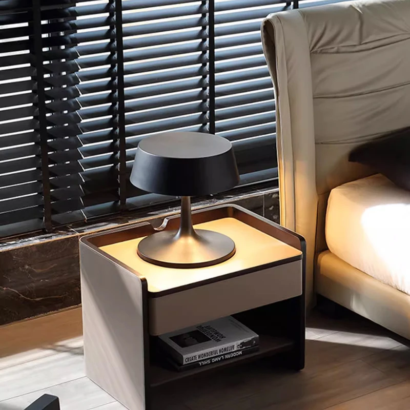 Drawers Organizer Bedside Table Living Room Corner Storage Nordic Nightstand Unique Cabinets Cheap Criado Mudo Home Furniture