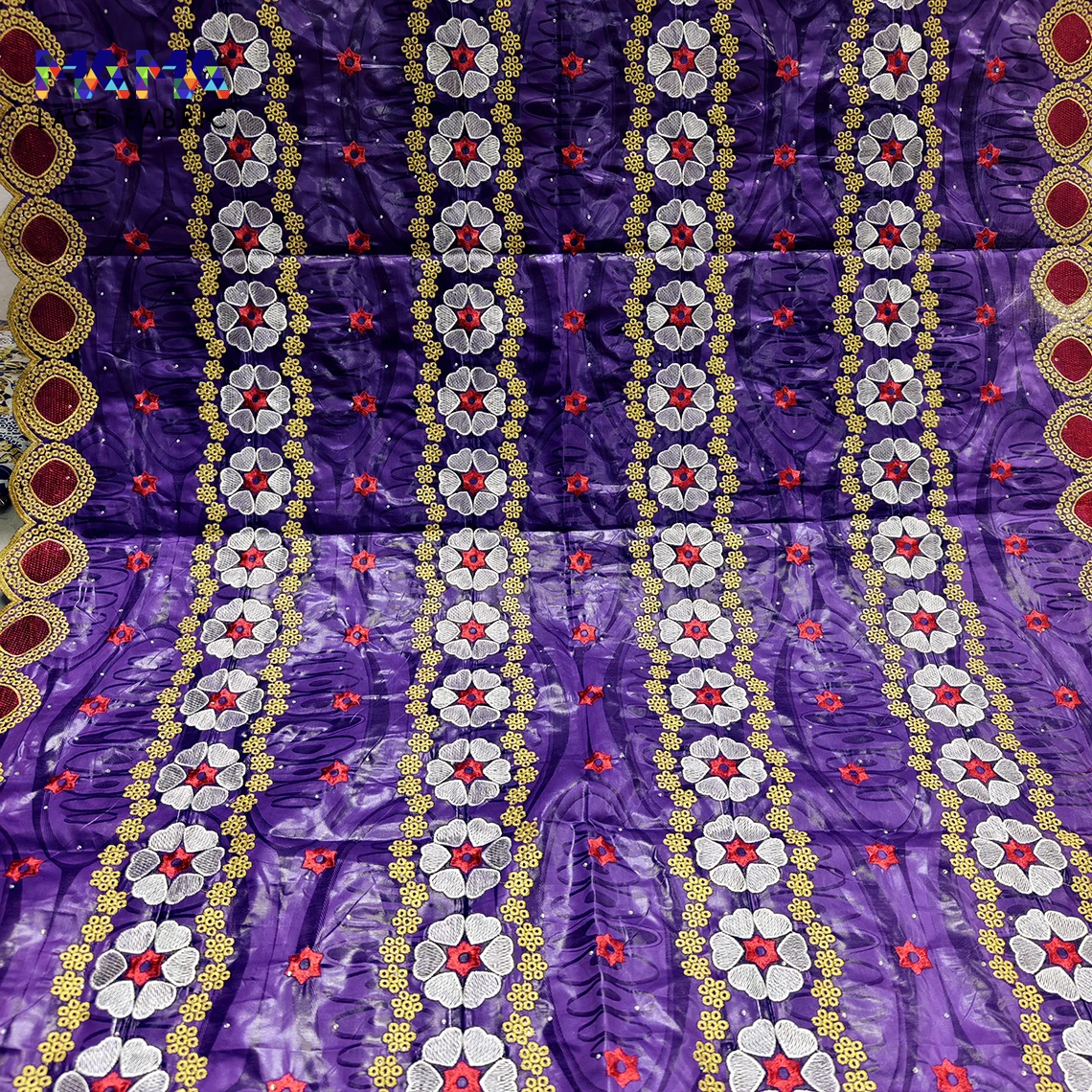

2025 New! Bazin Riche Brocade Fabrics With Stones Mali African Women Wedding Dress Sewing Fabric Jacquard Basin Rich Material