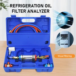 Automotive Air Conditioning Refrigeration Oil Filtration Analyzer Kit for Car, Home & Commercial Air Conditioners