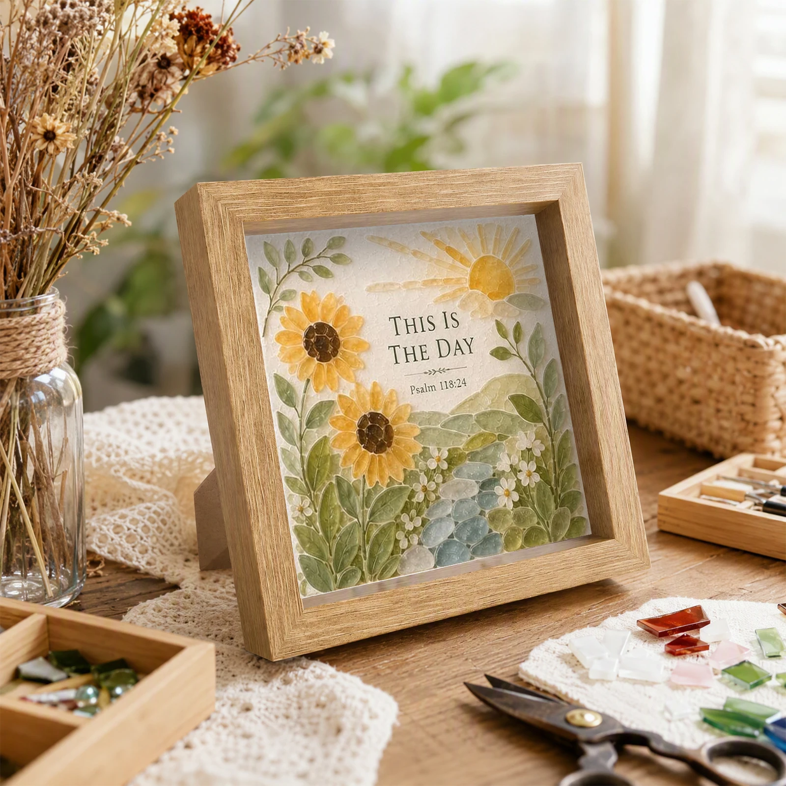 Art Craft Gifts For Adults - 프레임형 DIY 모자이크 아트 키트, 초보자를