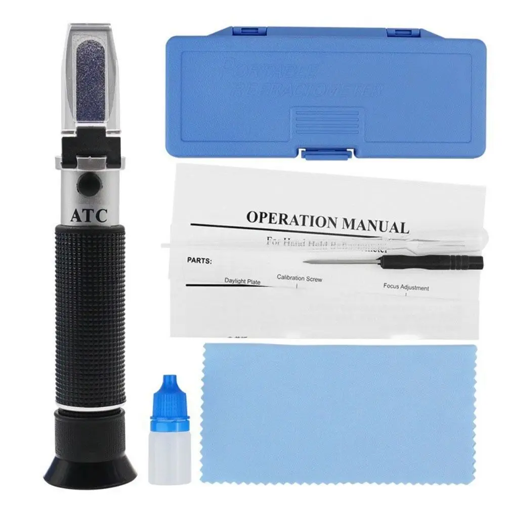 Prism Refraction Salinity Refractometer 1.000-1.070 0~100‰ Sea Salinity Meter High Precision Handheld Salt Concentration Tester