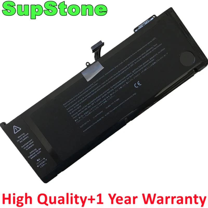 

SupStone A1382 battery for Apple MacBook Pro Unibody 15" A1286 Early 2011, Late 2011,MC723LL/A MC721LL 020-7134-01 661-5844