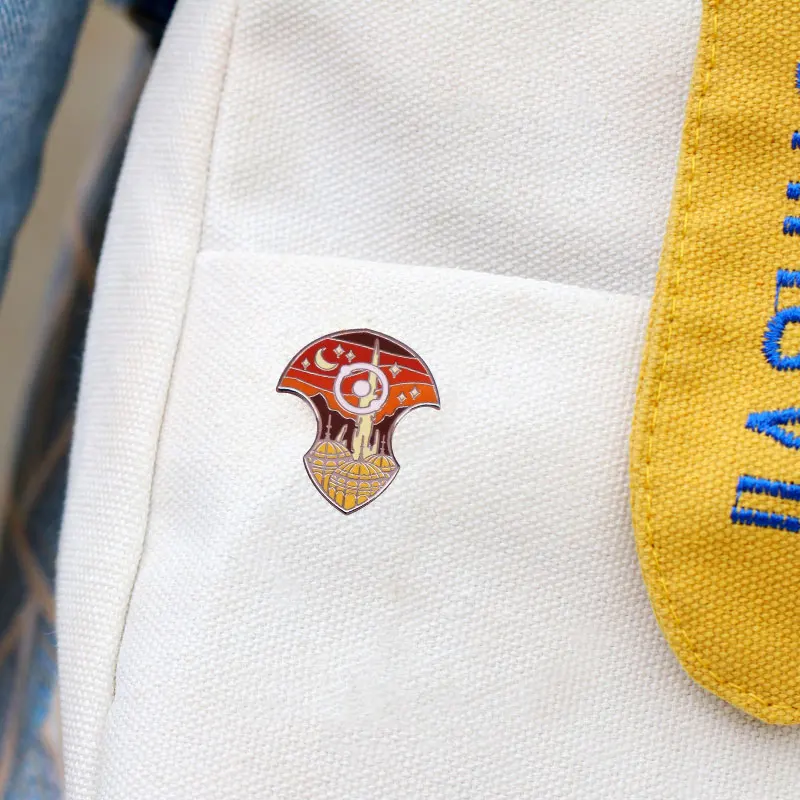 Final Fantasy XIV Azem Enamel Pin Game Badge Brooch Gift Backpack Decoration Jewelry