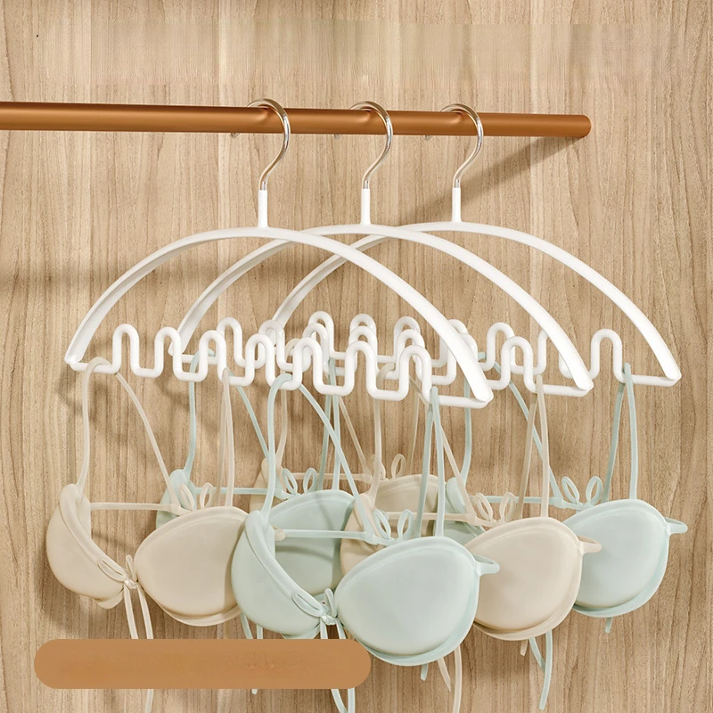 10pcs Wave hanger underwear sling special storage home seamless non-slip clothes hanger dormitory clothes support