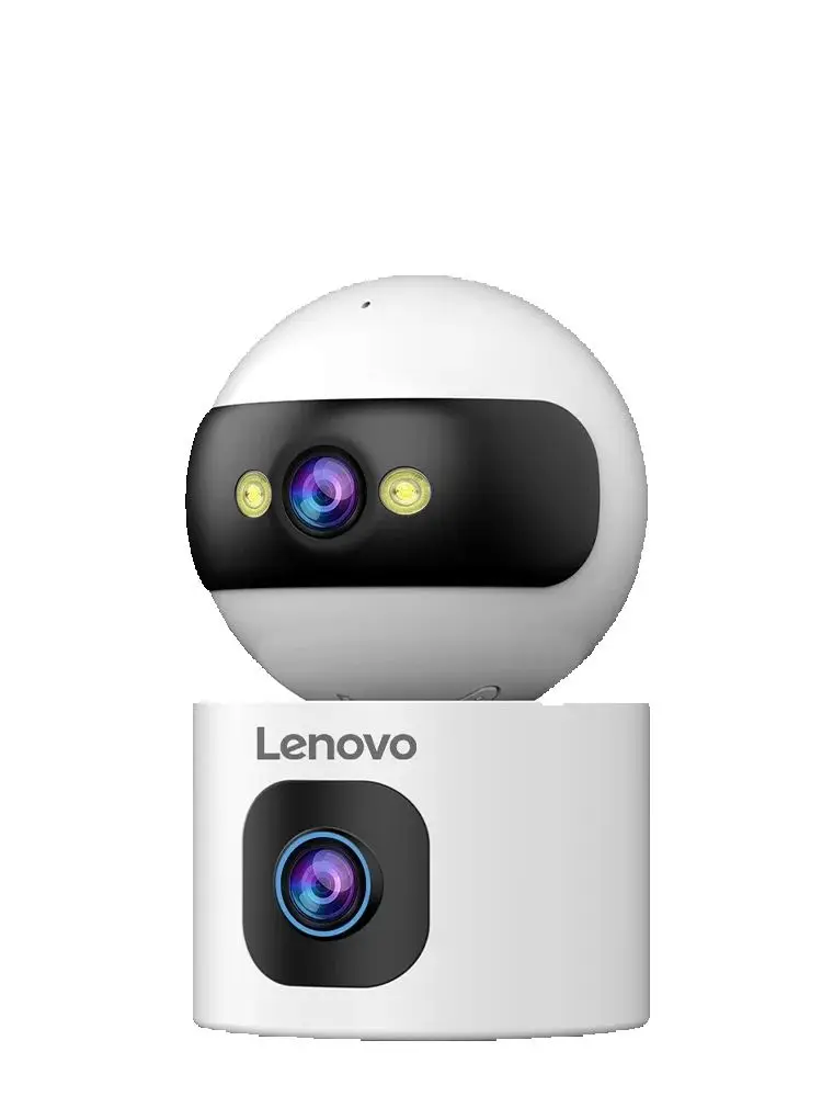 Caméra IP Lenovo 6MP 5G WiFi Double Objectif Maison Intelligente Suivi Automatique Communication Bidirectionnelle Caméra de Surveillance Sans Fil Sécurité Babyphone