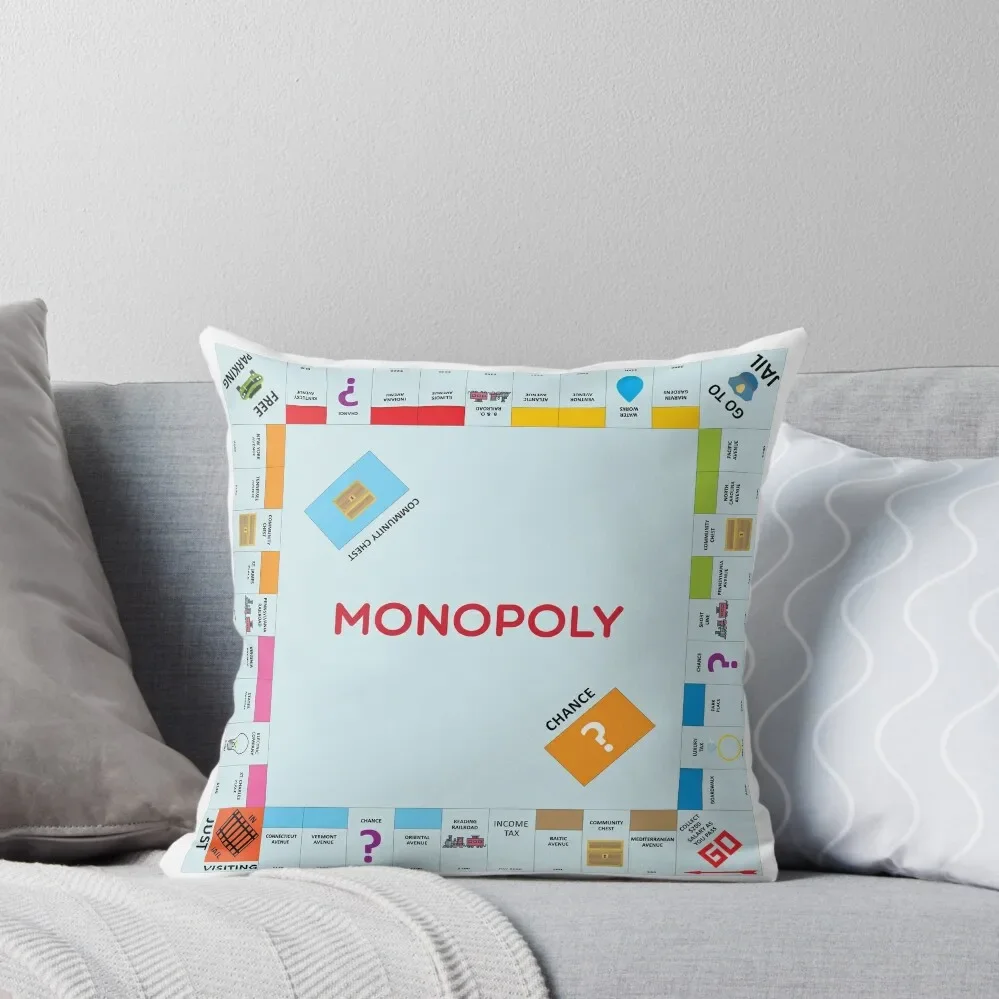 Monopoly Throw Pillow Christmas Pillowcase Cushion Child pillow