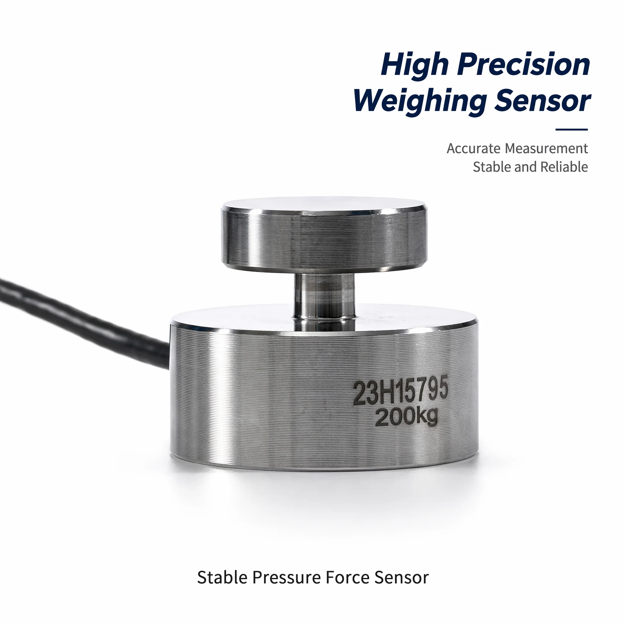 High Precision Stainless Steel Load Cell Industrial Compression Weighing Sensor Force Pressure Transducer for Electronic