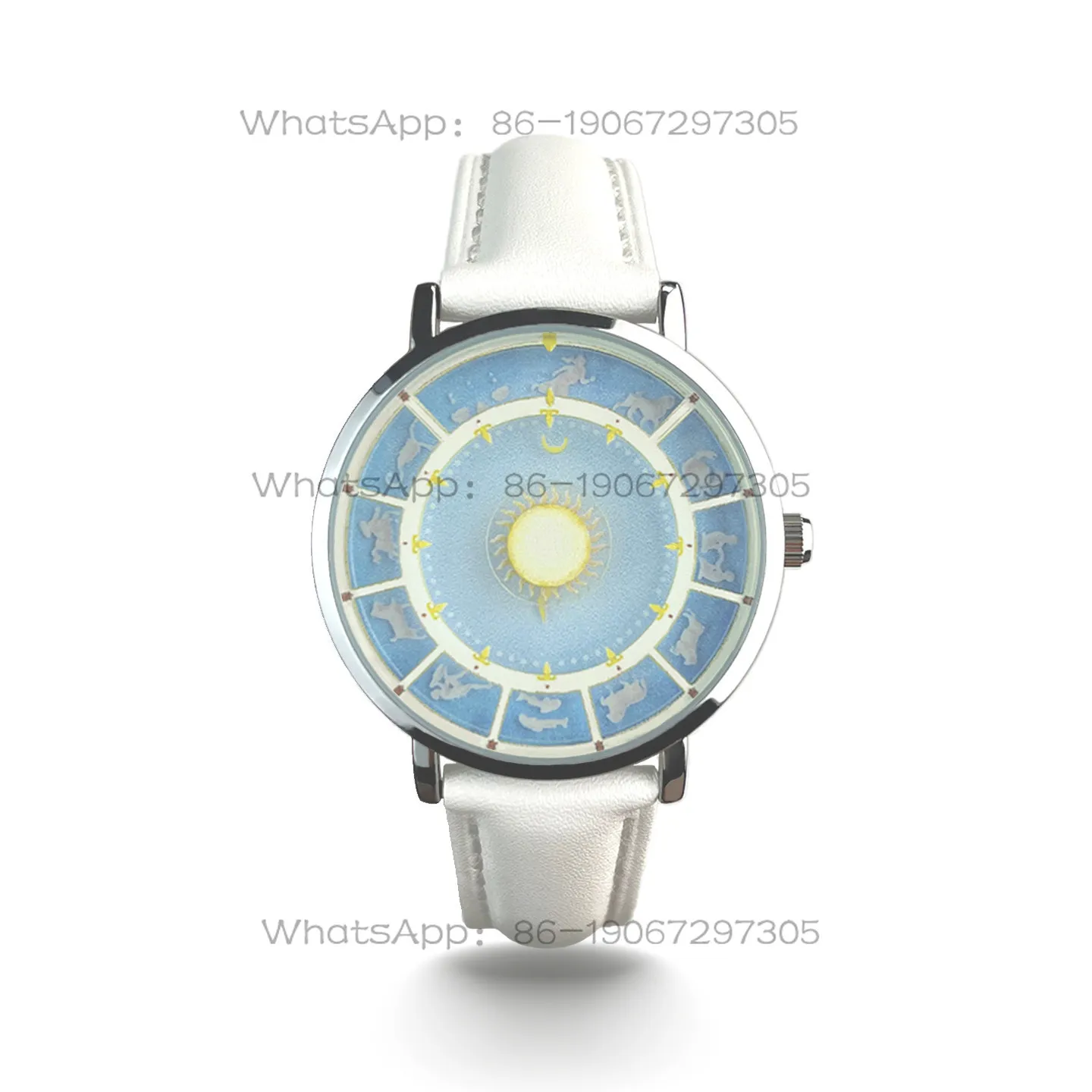 

Twelve Constellations, Original Illustrated Wind Quartz Watch