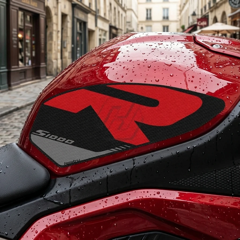 

Защитная накладка на бак для мотоцикла BMW Motorrad S1000R 2021-2022, наклейка-стикер для коленей, противоскользящая