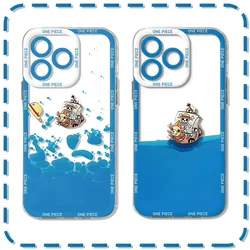 Sailing Ship Pieces Ones Clear Case For Samsung A73 A72 A55 A52 A51 A50 A34 A35 A33 A32 A31 A30 A24 A23 A22 A13 A12 A05 5G Cover