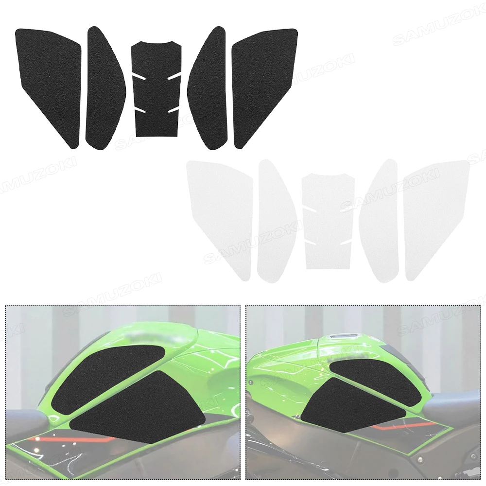 

Motorcycle anti-slip fuel tank pads and side stickers suitable for Kawasaki ZX10R ZX10RR Ninja models from 2011 to 2022