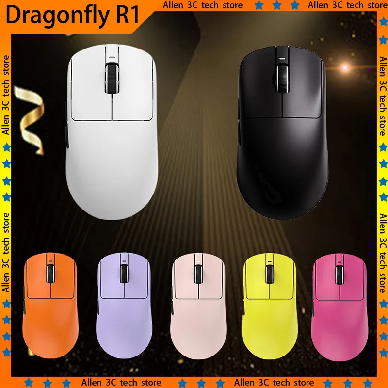 Original VXE Dragonfly R1 Pro Max Wireless Mouse PAW3395 Smart Speed X Low Delay Laptop Custom FPS Gamer Pc Gaming Mouse Gifts