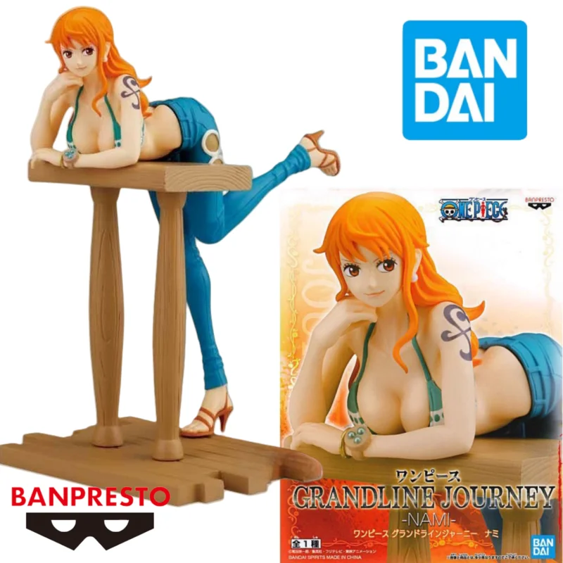 

In Stock Original BANDAI BANPRESTO GRANDLINE JOURNEY Nami Lying Posture Desktop Ornaments Anime Figure Noodle Stopper Figures
