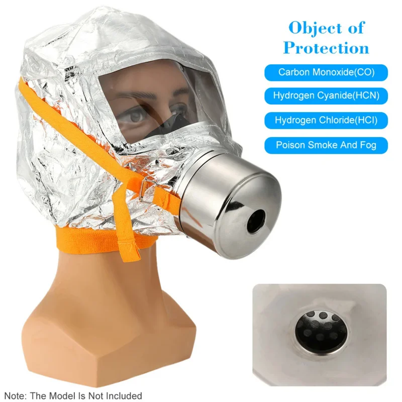 Fire Emergency Escape Safety Mask 30 Minutes Protective Filter Gas Mask Anti-smoking Fire Dust Carbon Respirator Mask Home Work