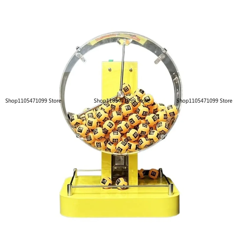 

Auto Ball Shaker Lottery Machine Dual-color Ball Drawer Convenient Number Picking Equipment for Official Bidding
