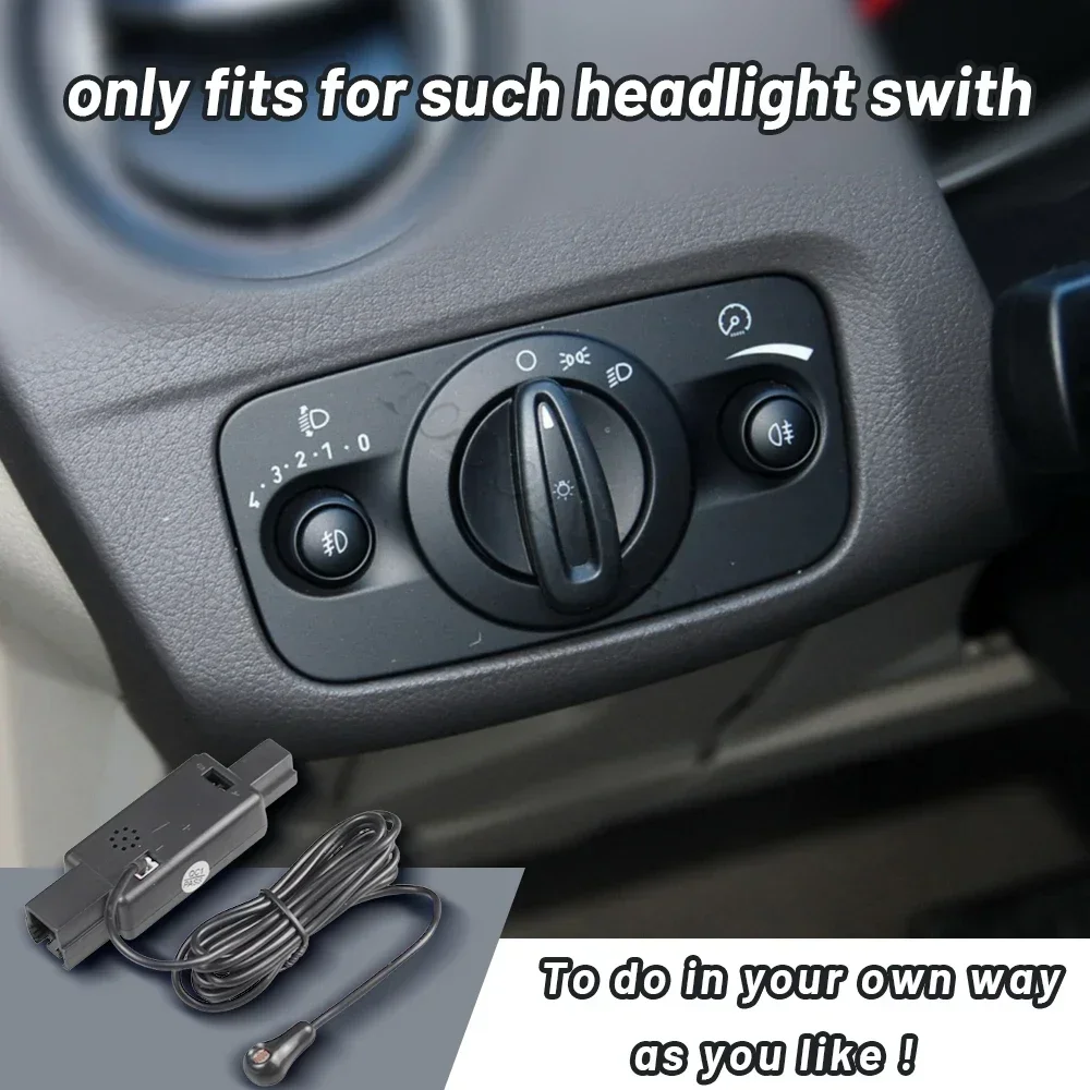 

Car LED Auto headlight switch control module sensor coming leaving home kit for ford mondeo mk4 2007-2014 modify accessories