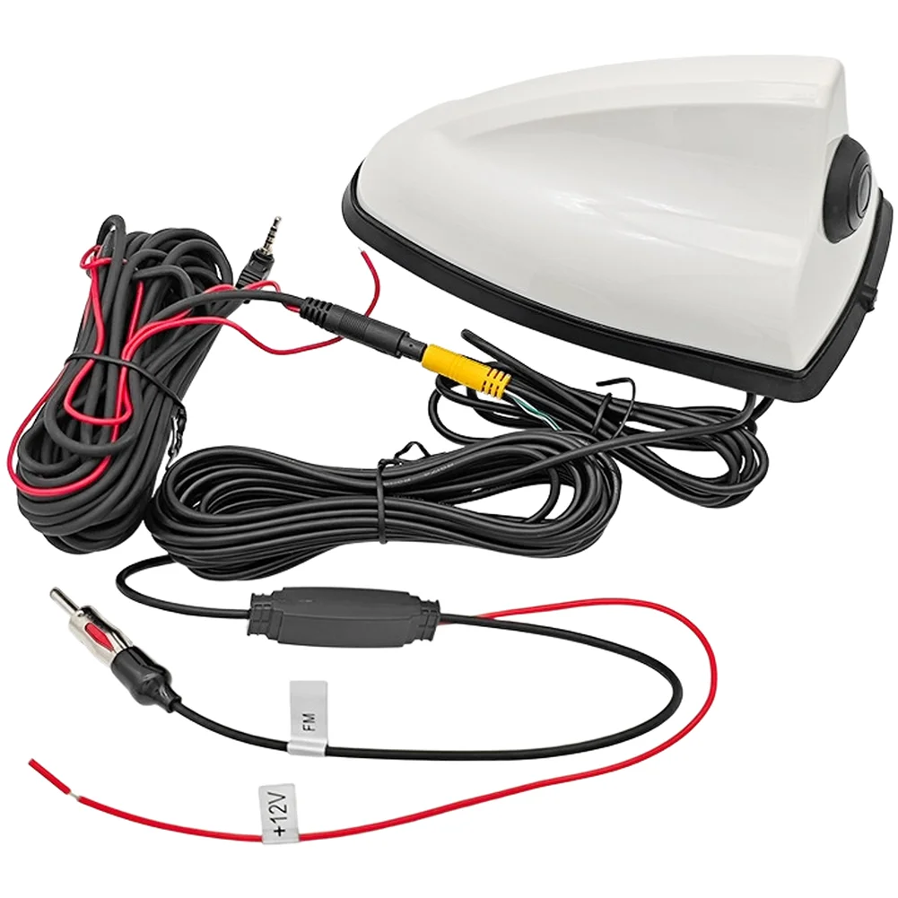 1 Set Car Shark Fin Antenna Blind Spot Camera High Definition IP67 Waterproof Low Plastic Car Electronics