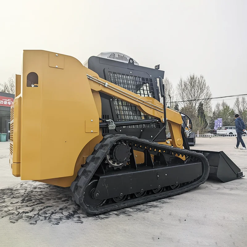 

Hot Selling Mini Skid Steer Loader Agriculture Farm Small Skid Steer Loader All Terrain Crawler Hydraulic Skid Steer Loader