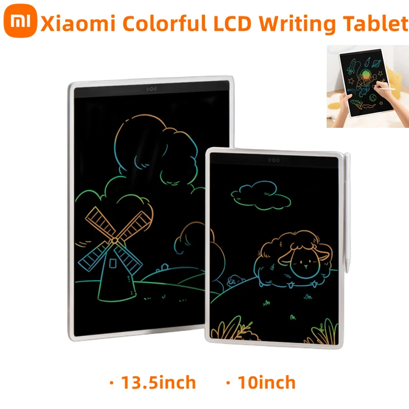 Xiaomi Mijia-Tableta de escritura colorida LCD, tableta de dibujo Digital electrónica, Bloc de escritura a mano, tablero de notas, minutos de reunión