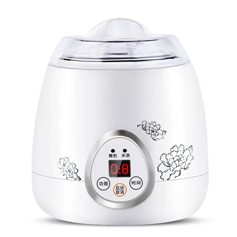 جديد 1.0L آلة النبيذ والزبادي الأرز التلقائي المنزلية متعددة الوظائف آلة تخمير صغيرة ذكية ذاتية الصنع