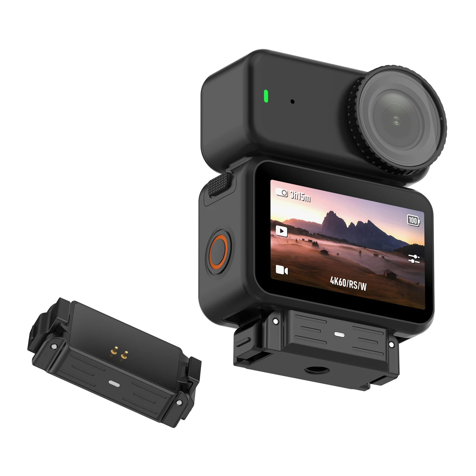base-magnetica-de-carregamento-rapido-para-camera-com-rosca-de-1-4-e-suporte-de-extensao-para-acessorios-dji-osmo-nano