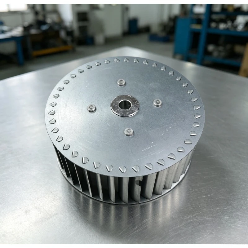 Industrial Galvanized Centrifugal Fan Impeller 160x50mm HVAC Ventilation Blade Compressor Accessories