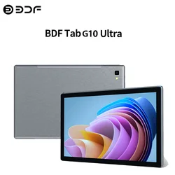 BDF Ultra Slim G10 New 10.1 Inch Octa Core Google Tablets 8GB RAM 128GB ROM Dual 4G LTE Dual WiFi 1280*800 HD Display Tablet Pc